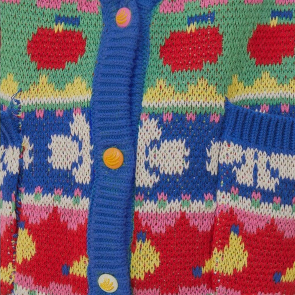 FARM RIO Sweet Orchard Knit Kids Cardigan - Girls Size 4 & 6 - New With Tags - Picture 3 of 11